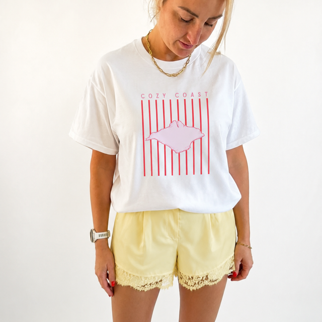 Island Stripe Over-Sized T-Shirt