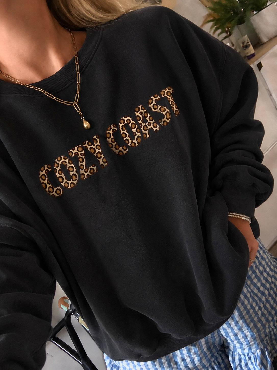 COZY COAST Leopard print Sweatshirt