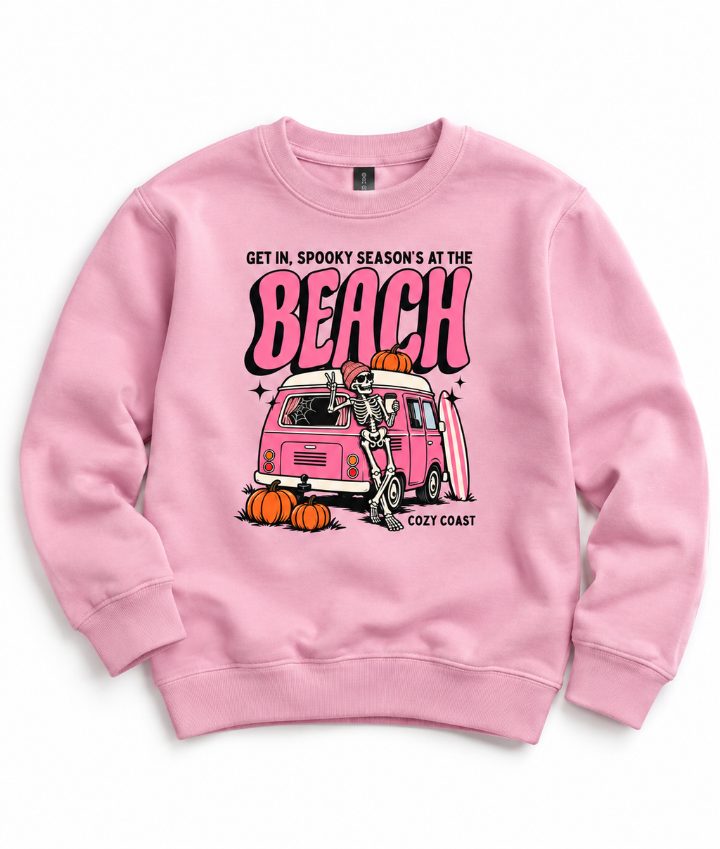Kids Spooky season is at the Beach Sweater