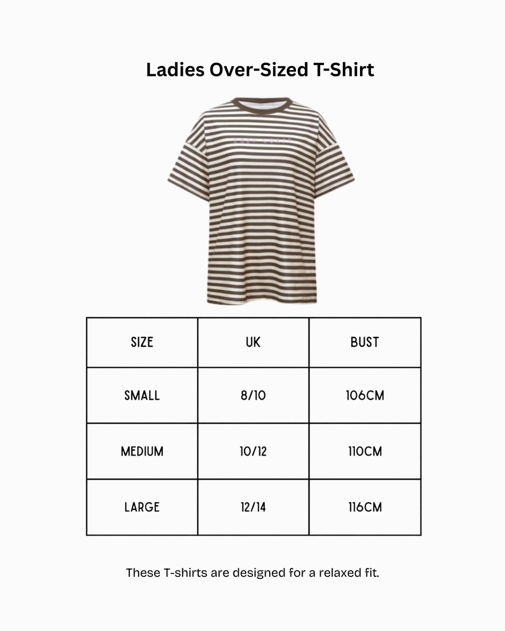 Brown/Cream Stipe T-Shirt