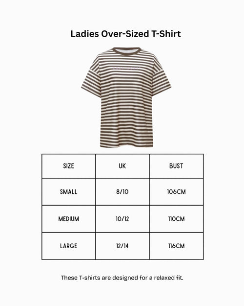 Brown/Cream Stipe T-Shirt
