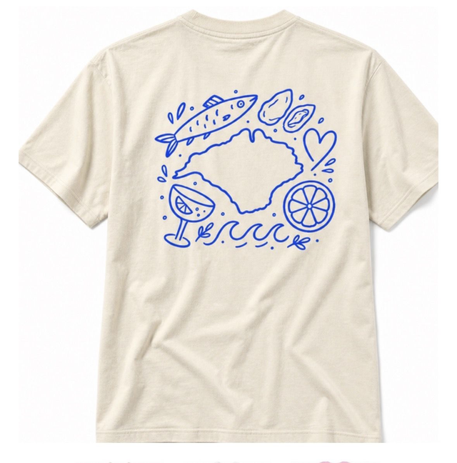 Island Coastal Faves Over-Sized T-shirt