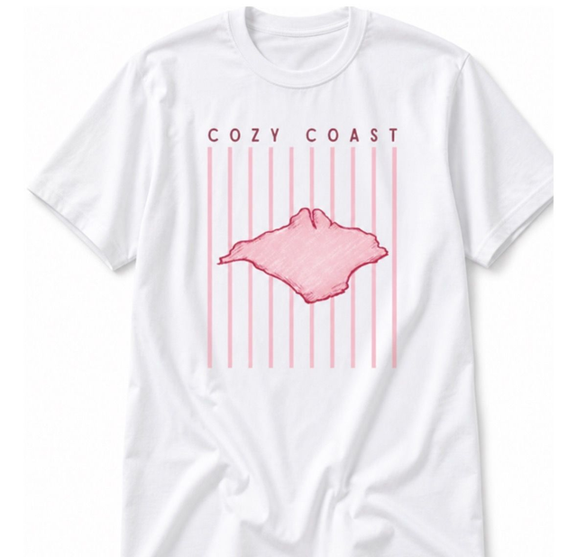 Island Stripe Over-Sized T-Shirt