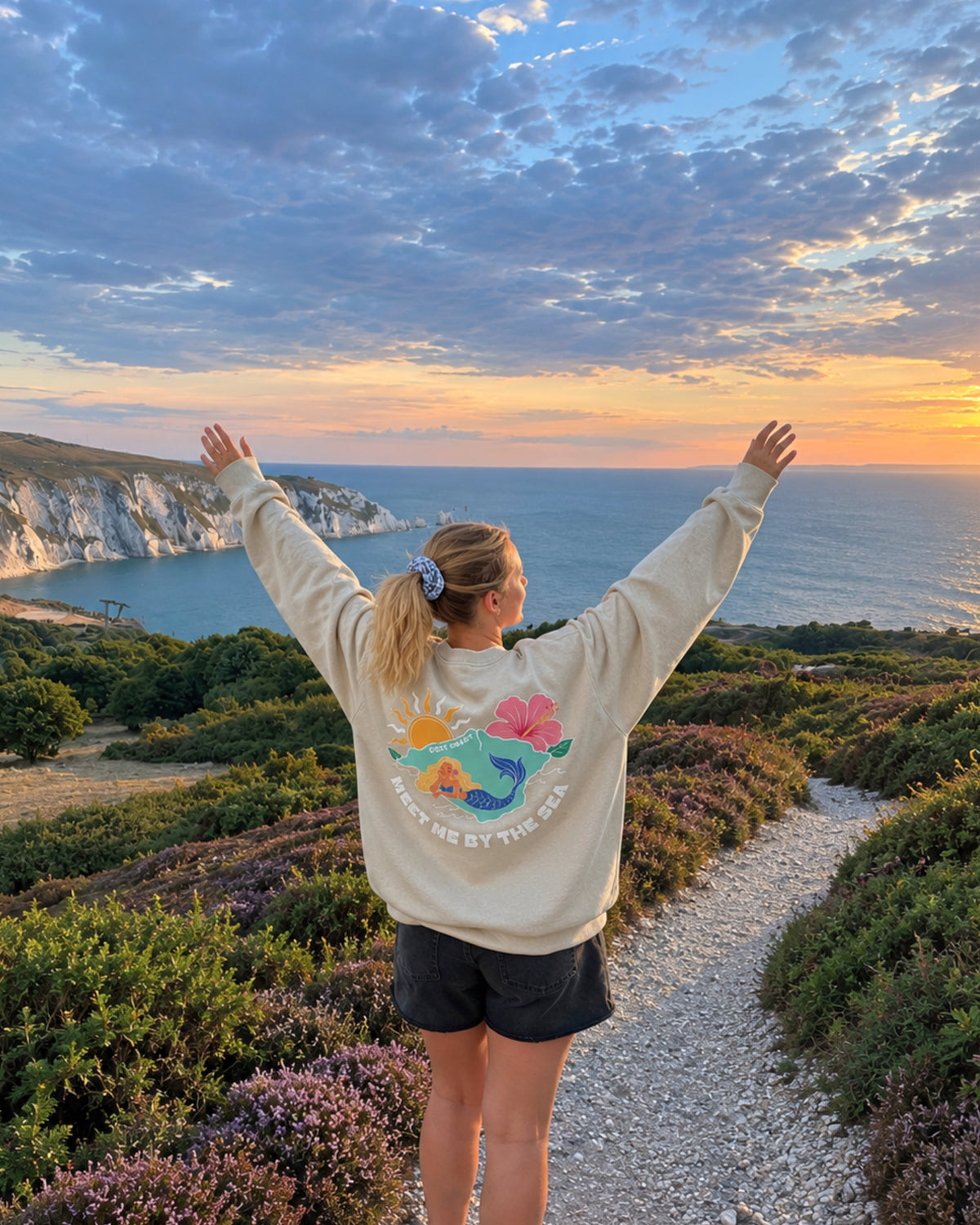 Island meet me by the sea sweater