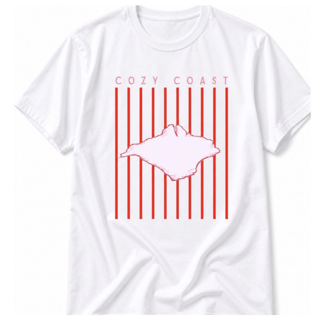 Island Stripe Over-Sized T-Shirt