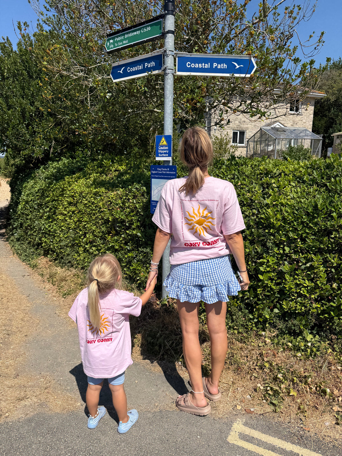 Island summer girl over-sized T-shirt