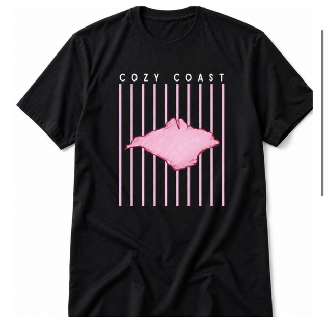 Island Stripe Over-Sized T-Shirt