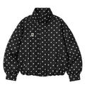 Black polka dot lined jacket