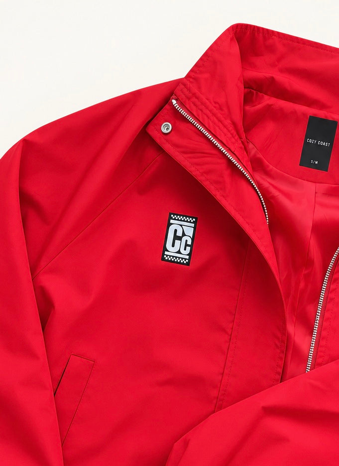Red lined jacket