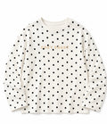 Polka dot long sleeve top