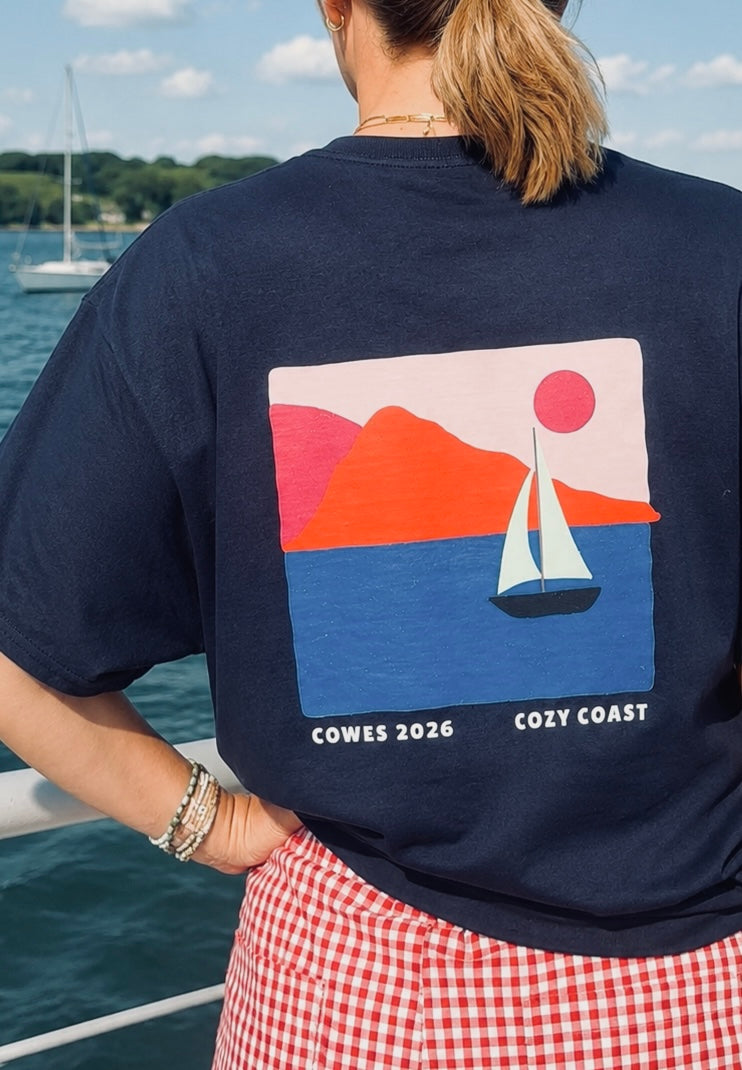 Cowes 2026 T-shirt Navy