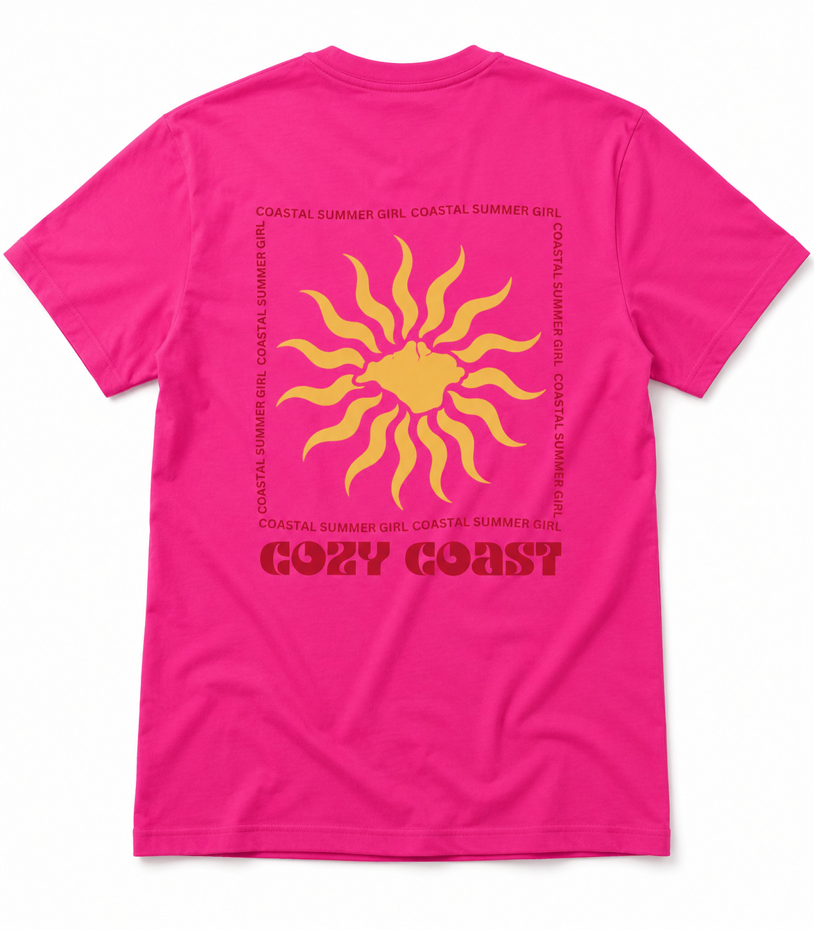 Island summer girl over-sized T-shirt