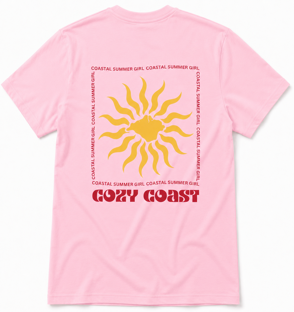 Island summer girl over-sized T-shirt
