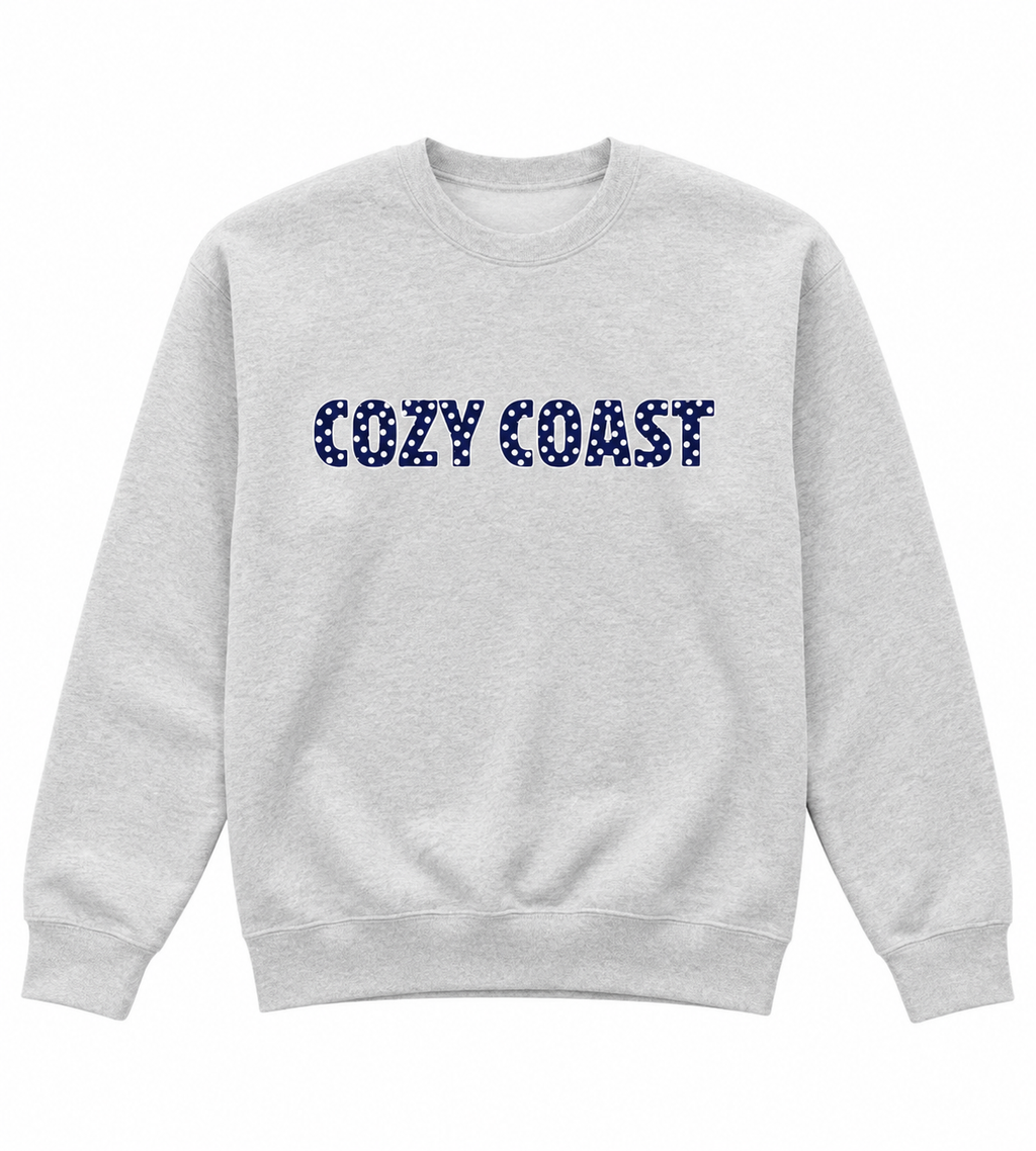 COZY COAST Polka dot Sweatshirt