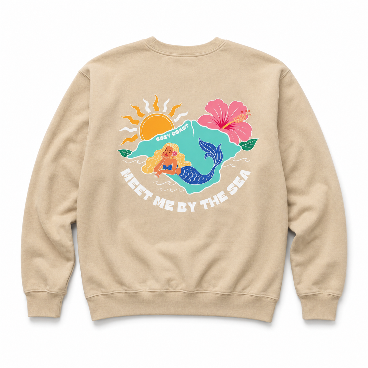 Island meet me by the sea sweater