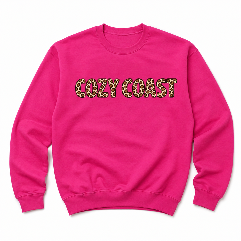 COZY COAST Leopard print Sweatshirt
