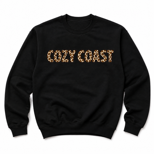 COZY COAST Leopard print Sweatshirt