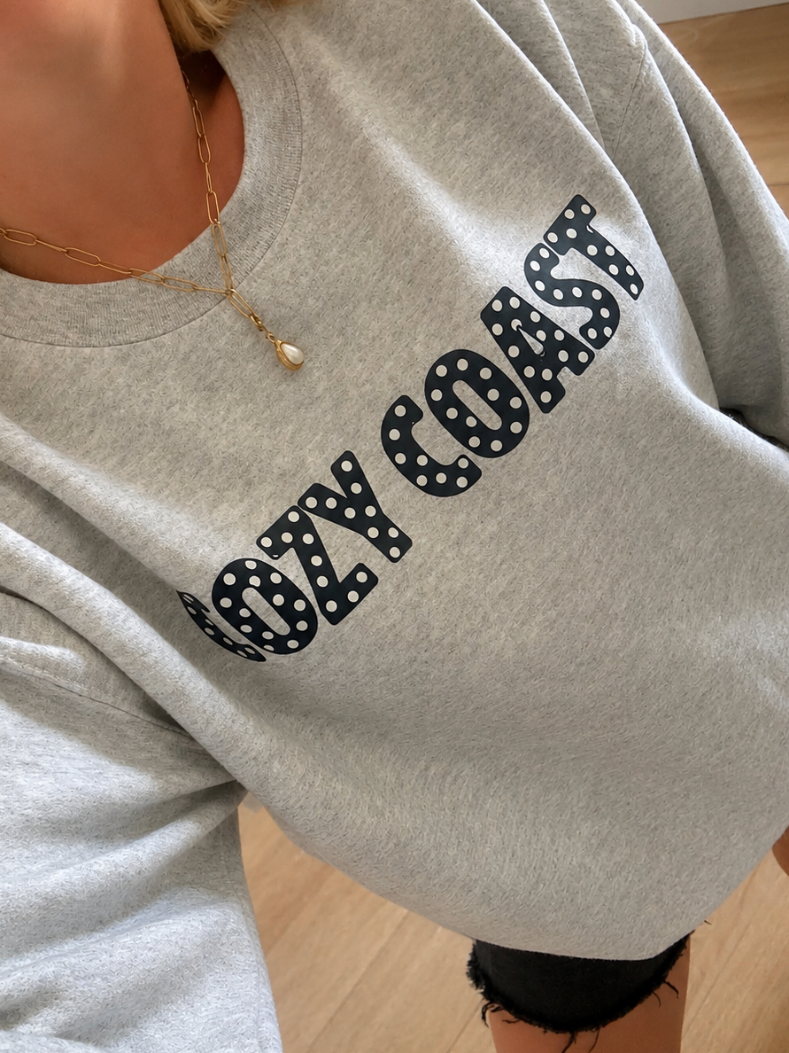 COZY COAST Polka dot Sweatshirt
