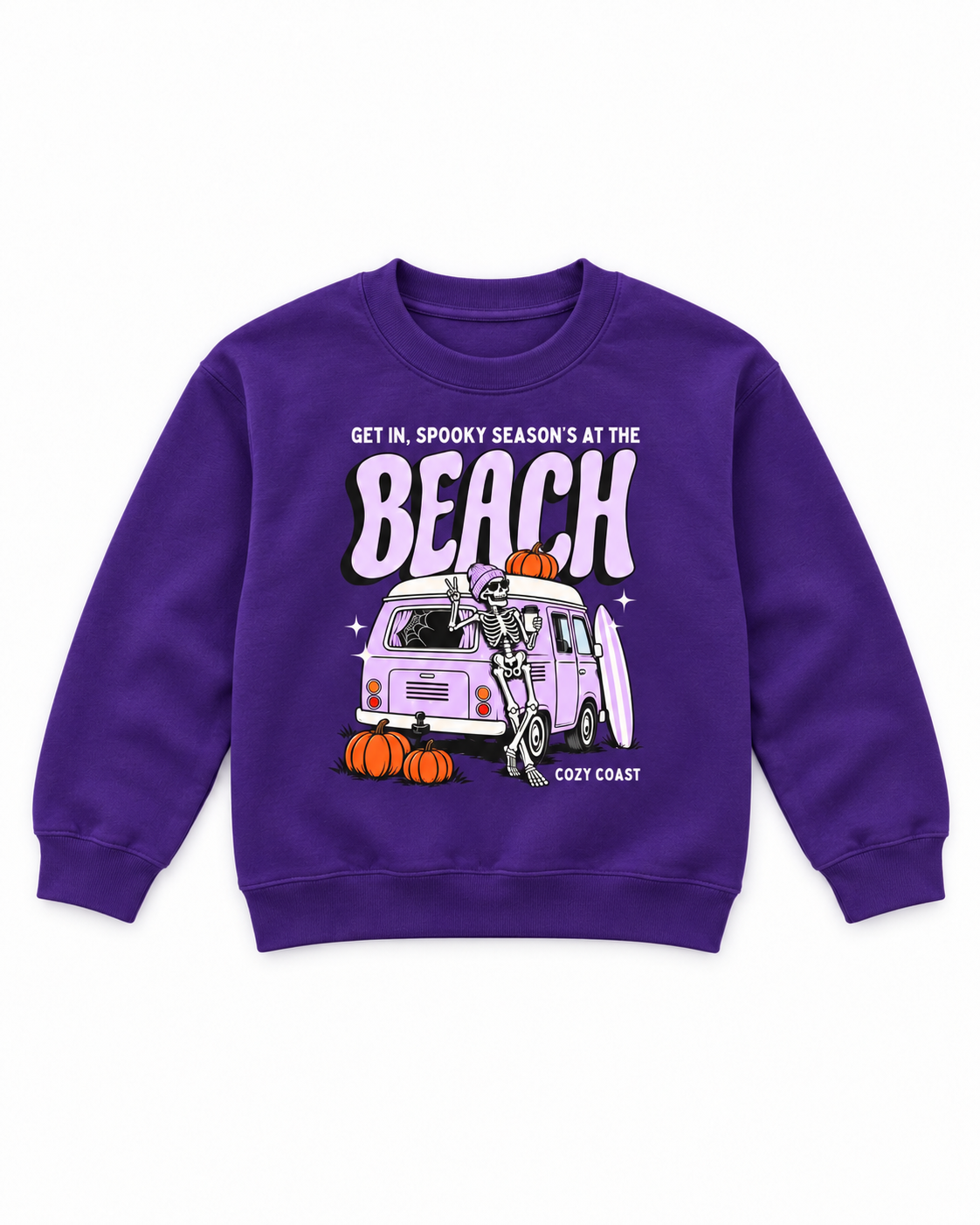 Kids Spooky season is at the Beach Sweater