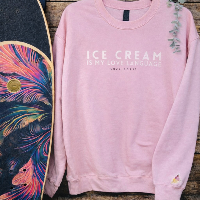 Ice cream is my love language Sweatshirt