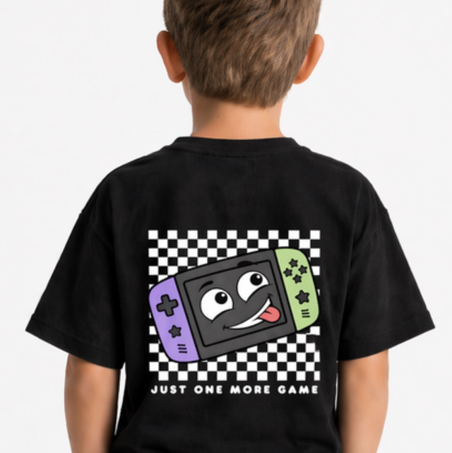 Kids Just one more game T-Shirt