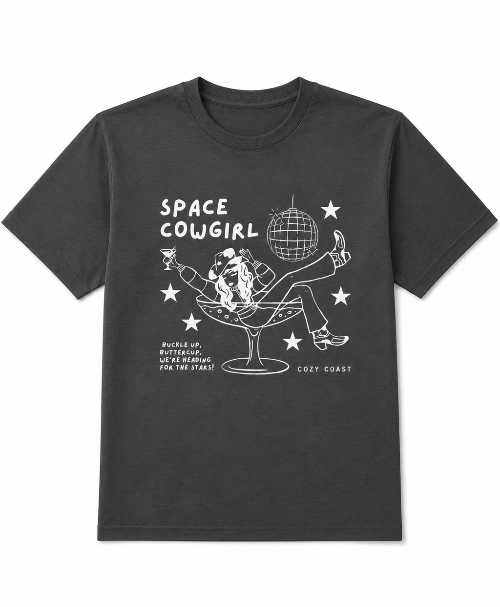 Space Cowgirl Over-sized T-Shirt