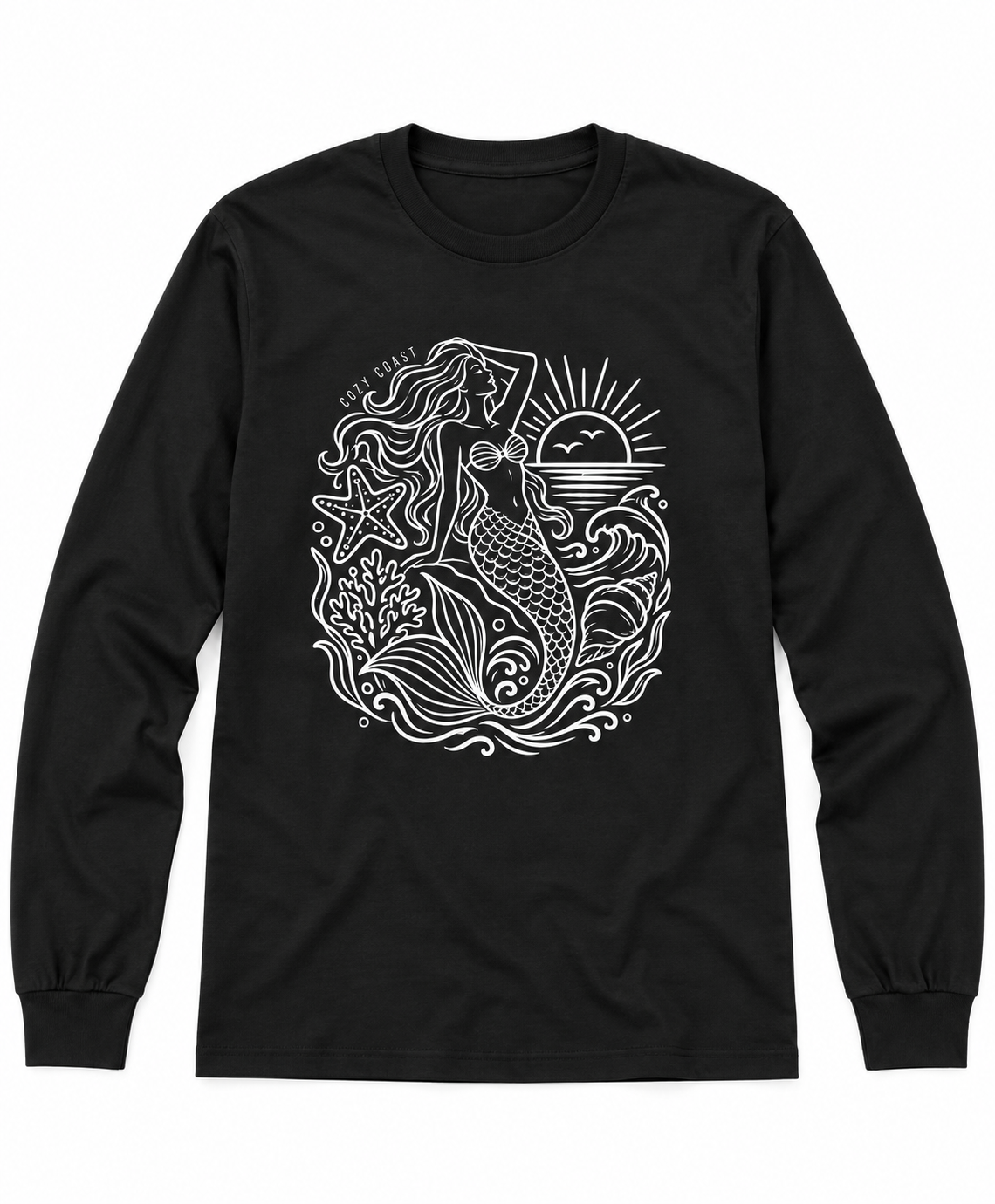 Coastal Mermaid long sleeve T-Shirt