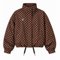 Brown polka dot jacket