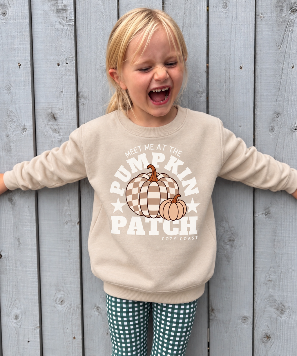 Kids Meet me at the Pumpkin patch Sweatshirt