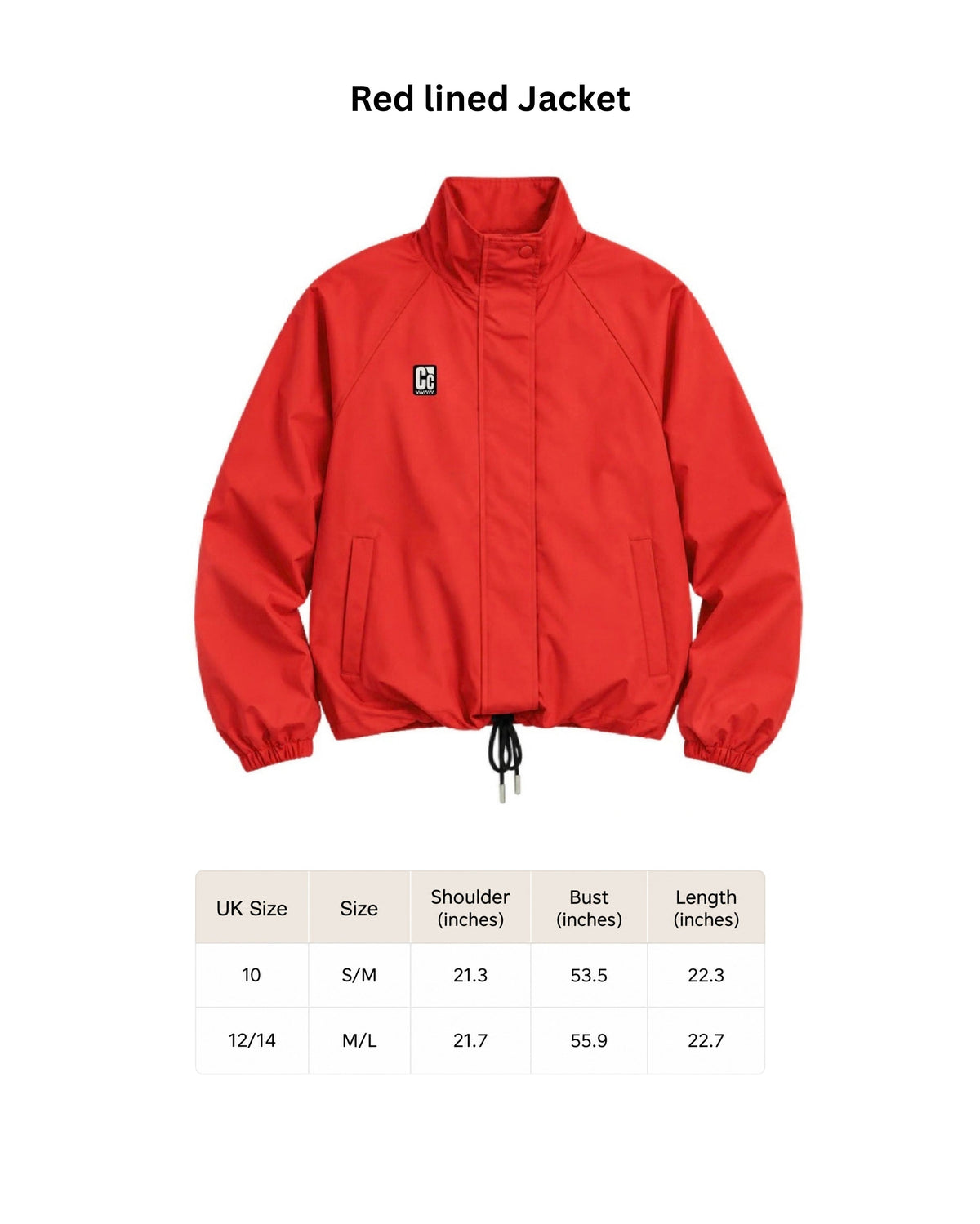 Red lined jacket