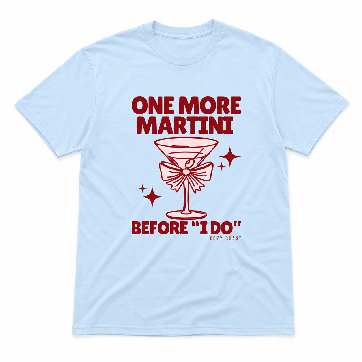 One more martini before ‘I do’ T-shirt